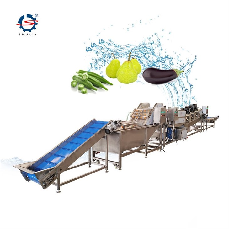 vegetable washing line
