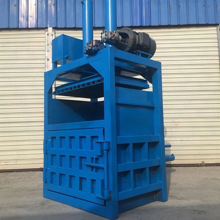 Vertical hydraulic baler machine5
